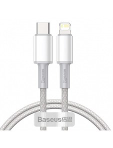 Baseus USB Type C-kabel - Blixtsnabb laddningseffekt 20 W 1 m vit (CATLGD-02)