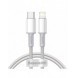 Baseus USB Type C-kabel - Blixtsnabb laddningseffekt 20 W 1 m vit (CATLGD-02)
