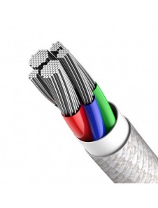Baseus USB Type C-kabel - Blixtsnabb laddningseffekt 20 W 1 m vit (CATLGD-02)