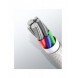 Baseus USB Type C-kabel - Blixtsnabb laddningseffekt 20 W 1 m vit (CATLGD-02)