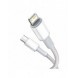 Baseus USB Type C-kabel - Blixtsnabb laddningseffekt 20 W 2 m vit (CATLGD-A02)