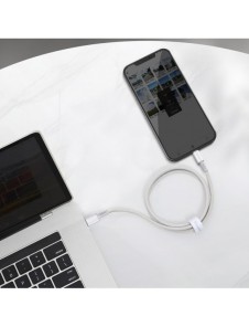 Baseus USB Type C-kabel - Blixtsnabb laddningseffekt 20 W 2 m vit (CATLGD-A02)