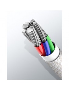 Baseus USB Type C-kabel - Blixtsnabb laddningseffekt 20 W 2 m vit (CATLGD-A02)