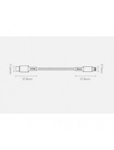 Baseus USB Type C-kabel - Blixtsnabb laddningseffekt 20 W 2 m vit (CATLGD-A02)