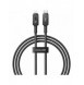 USB C-kabel - Lightning Baseus Unbreakable 20W 480Mbps 1m - svart