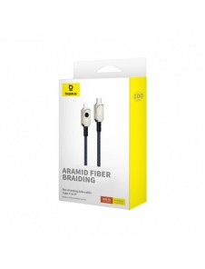 USB C-kabel - Lightning Baseus Unbreakable 20W 480Mbps 1m - vit