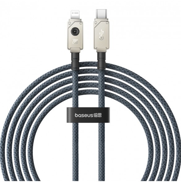 USB C-kabel - Lightning Baseus Unbreakable 20W 480Mbps 2m - vit