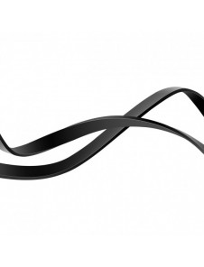 Baseus Bright Mirror 2 infällbar kabel 3-i-1-kabel USB Typ C - micro USB + Lightning + USB Typ C 3.5A 1.1m svart (CAMJ010201)