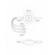 Baseus Bright Mirror 2 infällbar kabel 3-i-1-kabel USB Typ C - micro USB + Lightning + USB Typ C 3.5A 1.1m svart (CAMJ010201)