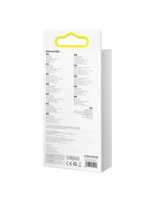 Baseus Bright Mirror 2 infällbar kabel 3-i-1-kabel USB Typ C - micro USB + Lightning + USB Typ C 3.5A 1.1m grön (CAMJ010206)