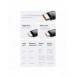 Baseus Bright Mirror 2 infällbar kabel 3-i-1-kabel USB Typ C - micro USB + Lightning + USB Typ C 3.5A 1.1m grön (CAMJ010206)
