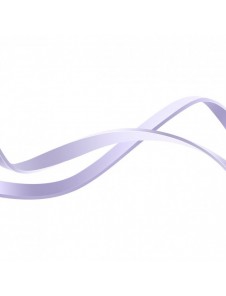 Baseus Bright Mirror 2 infällbar kabel 3-i-1-kabel USB Typ C - micro USB + Lightning + USB Typ C 3.5A 1.1m lila (CAMJ010205)