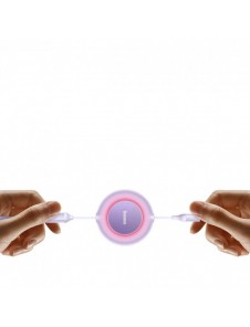 Baseus Bright Mirror 2 infällbar kabel 3-i-1-kabel USB Typ C - micro USB + Lightning + USB Typ C 3.5A 1.1m lila (CAMJ010205)