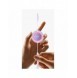 Baseus Bright Mirror 2 infällbar kabel 3-i-1-kabel USB Typ C - micro USB + Lightning + USB Typ C 3.5A 1.1m lila (CAMJ010205)