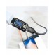 Baseus tre primära färger 3-i-1 USB - mikro-USB / Lightning / USB-C nylonflätad kabel 3,5A 1,2M svart (CAMLT-BSY01)