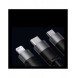 3in1 USB - micro USB / Lightning / USB C 3.5A 1.2m kabel Baseus StarSpeed - svart