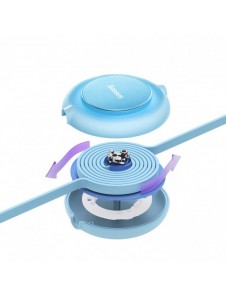 Baseus Bright Mirror 2 3-i-1 USB Typ A-kabel - micro USB + Lightning + USB Typ C 3.5A 1.1m blå (CAMJ010017)