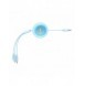 Baseus Bright Mirror 2 3-i-1 USB Typ A-kabel - micro USB + Lightning + USB Typ C 3.5A 1.1m blå (CAMJ010017)