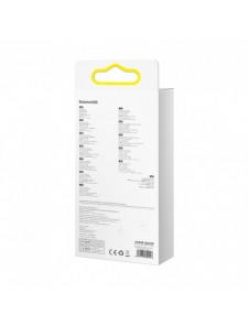 Baseus Bright Mirror 2 3-i-1 USB Typ A-kabel - micro USB + Lightning + USB Typ C 3.5A 1.1m blå (CAMJ010017)