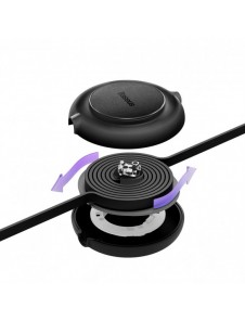 Baseus Bright Mirror 2-kabel 3-i-1-kabel USB Typ A - micro USB + Lightning + USB Typ C 3.5A 1.1m svart (CAMJ010001)