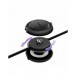 Baseus Bright Mirror 2-kabel 3-i-1-kabel USB Typ A - micro USB + Lightning + USB Typ C 3.5A 1.1m svart (CAMJ010001)