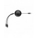 Baseus Bright Mirror 2-kabel 3-i-1-kabel USB Typ A - micro USB + Lightning + USB Typ C 3.5A 1.1m svart (CAMJ010001)
