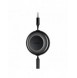 Baseus Bright Mirror 2-kabel 3-i-1-kabel USB Typ A - micro USB + Lightning + USB Typ C 3.5A 1.1m svart (CAMJ010001)