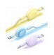 Baseus Bright Mirror 2-kabel 3-i-1-kabel USB Typ A - micro USB + Lightning + USB Typ C 3.5A 1.1m svart (CAMJ010001)