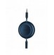 Baseus Bright Mirror 2-kabel 3-i-1-kabel USB Typ A - micro USB + Lightning + USB Typ C 3.5A 1.1m blå (CAMJ010003)