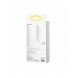 Baseus Bright Mirror 2-kabel 3-i-1-kabel USB Typ A - micro USB + Lightning + USB Typ C 3.5A 1.1m blå (CAMJ010003)