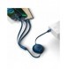 Baseus Bright Mirror 2 infällbar kabel 3-i-1-kabel USB Typ A - micro USB + Lightning + USB Typ C 66W 1,1 m blå (CAMJ010103)