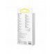 Baseus Bright Mirror 2 infällbar kabel 3-i-1-kabel USB Typ A - micro USB + Lightning + USB Typ C 66W 1,1m lila (CAMJ010105)