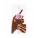 Baseus Bright Mirror 2 infällbar kabel 3-i-1-kabel USB Typ A - micro USB + Lightning + USB Typ C 66W 1,1m lila (CAMJ010105)