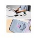 Baseus Bright Mirror 2 infällbar kabel 3-i-1-kabel USB Typ A - micro USB + Lightning + USB Typ C 66W 1,1m lila (CAMJ010105)