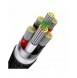 Baseus Flash Series II-kabel USB - USB Typ C / Lightning / micro USB 100 W 1,2 m svart (CASS030001)