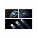 Baseus Flash Series II-kabel USB - USB Typ C / Lightning / micro USB 100 W 1,2 m blå (CASS030003)