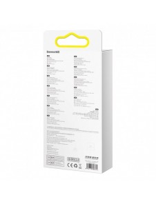 Baseus Flash Series II-kabel USB Typ C / USB Typ A - USB Typ C / Lightning / micro USB 100 W 1,5 m blå (CASS030203)