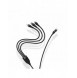 Baseus Flash Series II USB Typ C / USB Typ A-kabel - USB Typ C / Lightning / micro USB 100 W 1,2 m svart (CASS030101)