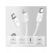 Baseus Superior 3in1 USB-kabel - Lightning / USB Type C / micro USB 3,5 A 1,5 m blå (CAMLTYS-03)