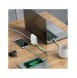 Baseus Traction Series 3-i-1 infällbar kabel USB Typ C - micro USB / USB Typ C / Lightning Power Delivery 100W 1,7 m grön (CAQY0