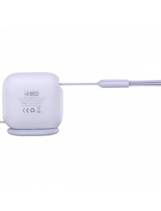 Baseus Traction Series 3-i-1 infällbar kabel USB Typ C - micro USB / USB Typ C / Lightning Power Delivery 100W 1,7m lila (CAQY00