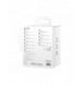 Baseus Traction Series 3-i-1 infällbar kabel USB Typ C - micro USB / USB Typ C / Lightning Power Delivery 100W 1,7m lila (CAQY00
