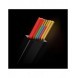 Baseus Traction Series 3-i-1 infällbar kabel USB Typ C - micro USB / USB Typ C / Lightning Power Delivery 100W 1,7m lila (CAQY00