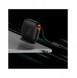 Baseus Traction Series 3-i-1 infällbar kabel USB Typ C - micro USB / USB Typ C / Lightning Power Delivery 100W 1,7m lila (CAQY00
