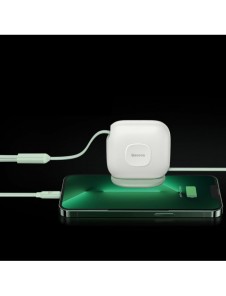 Baseus Traction Series 3-i-1 infällbar kabel USB Typ C - micro USB / USB Typ C / Lightning Power Delivery 100W 1,7m lila (CAQY00