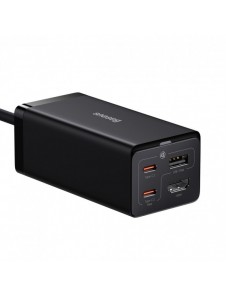 Baseus snabbladdare GaN5 Pro HUB HDMI 2 x USB-C / USB-A / HDMI 4K 30Hz 1,5m svart + USB-C-kabel - USB-C 100W 40Gb/s (USB4) 1m (C
