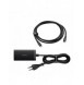 Baseus snabbladdare GaN5 Pro HUB HDMI 2 x USB-C / USB-A / HDMI 4K 30Hz 1,5m svart + USB-C-kabel - USB-C 100W 40Gb/s (USB4) 1m (C