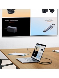 Baseus High Definition Series Adapterkabel USB Typ C - HDMI 2.0 4K 60Hz 1m svart (WKGQ010001)