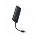 Baseus Lite Series HUB-adapter USB Typ C - HDMI / 4x USB 3.0 20cm svart (WKQX040001)