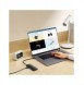 Baseus Lite Series HUB-adapter USB Typ C - HDMI / 4x USB 3.0 20cm svart (WKQX040001)